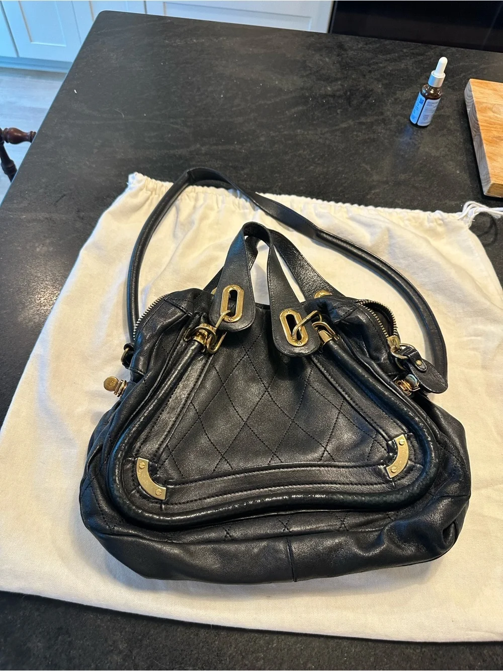Chloe Paraty Quilted Leather Bag - Picture 1 of 9